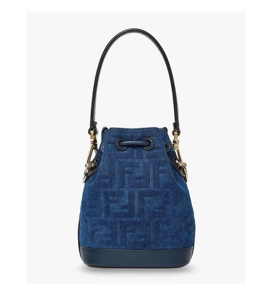 Umhängetasche aus Denim - Blau