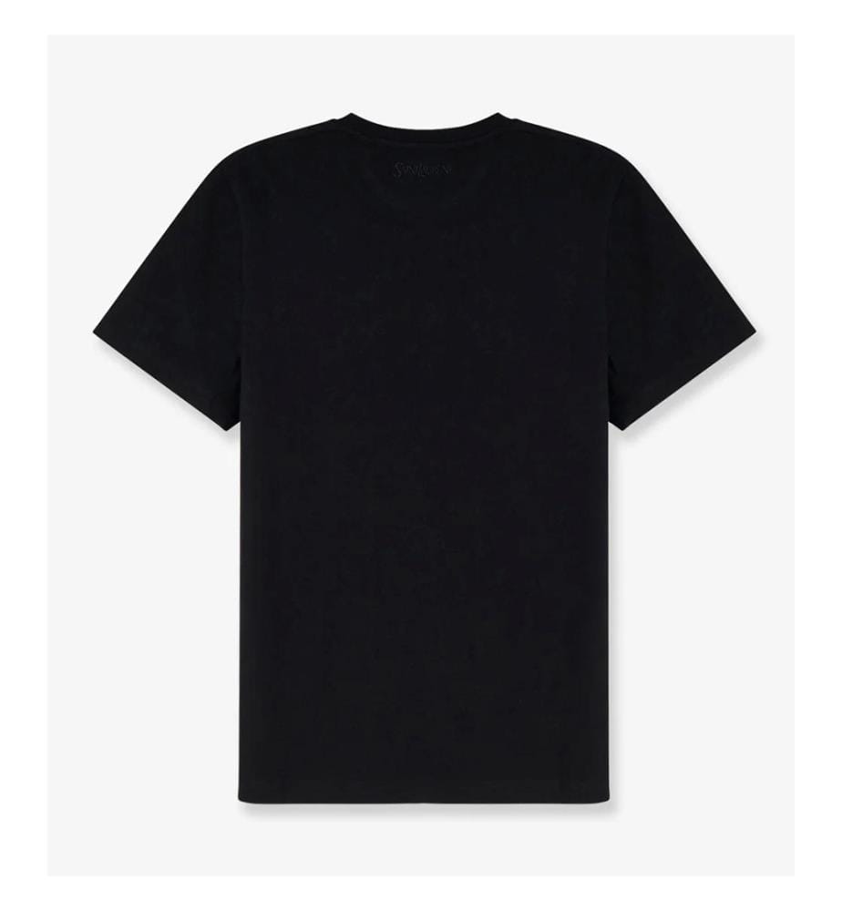 T-Shirt aus zertifizierter Baumwolle - Schwarz