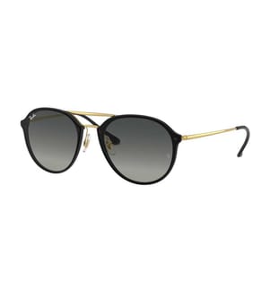 Lunettes de Soleil Blaze Double Bridg - Noir et Gris
