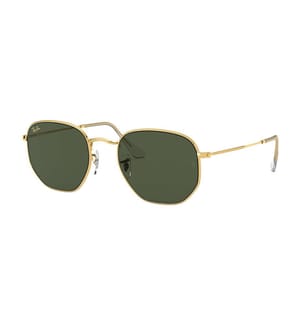 Lunettes de Soleil Hexagonal - Doré