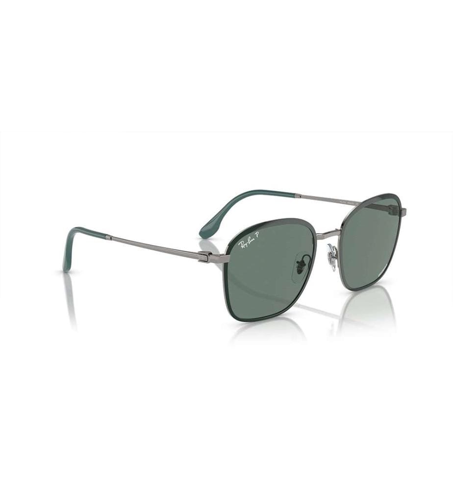 Sunglasses RB3720 Polarized - Polished Green On Gunmetal