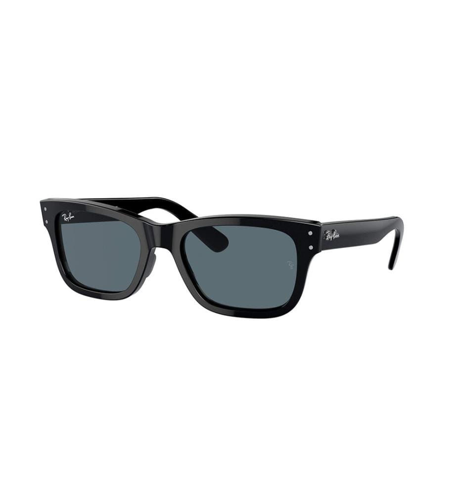 Lunettes de Soleil Burbank - Poli Noir et Bleu