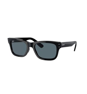 Lunettes de Soleil Burbank - Poli Noir et Bleu