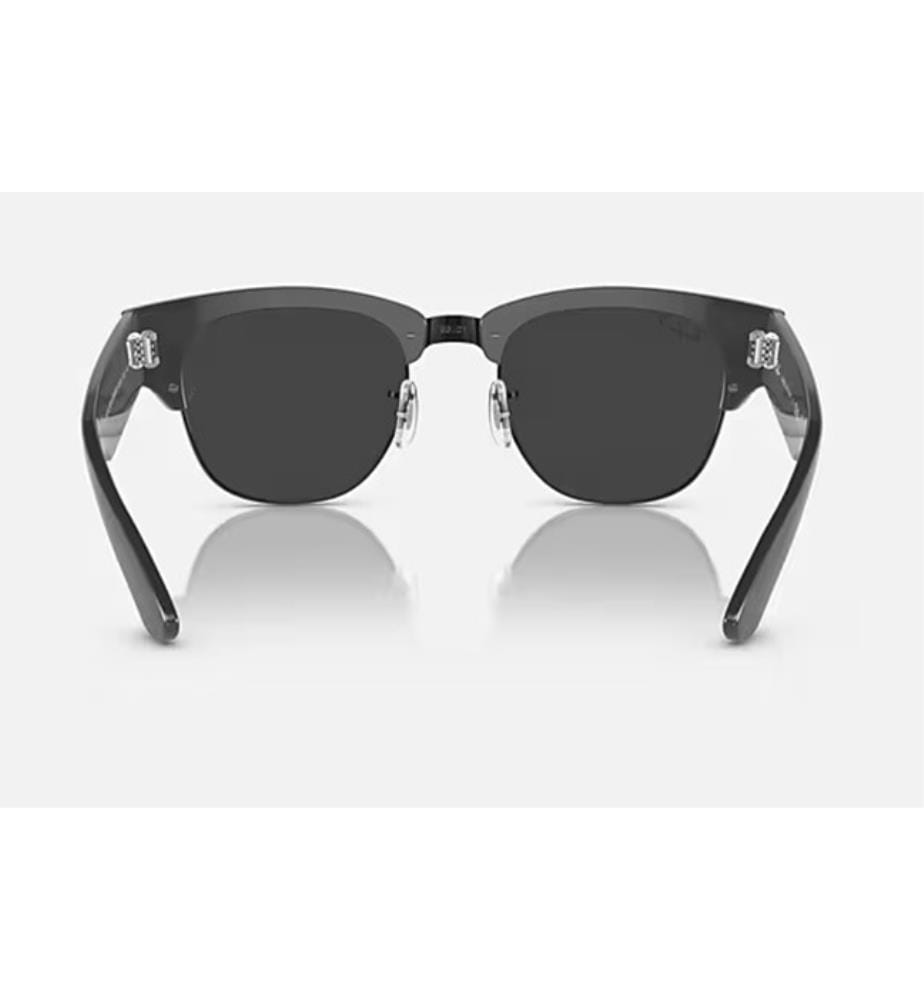Lunettes de Soleil Mega Clubmaster - Poli Gris sur Noir et Noir