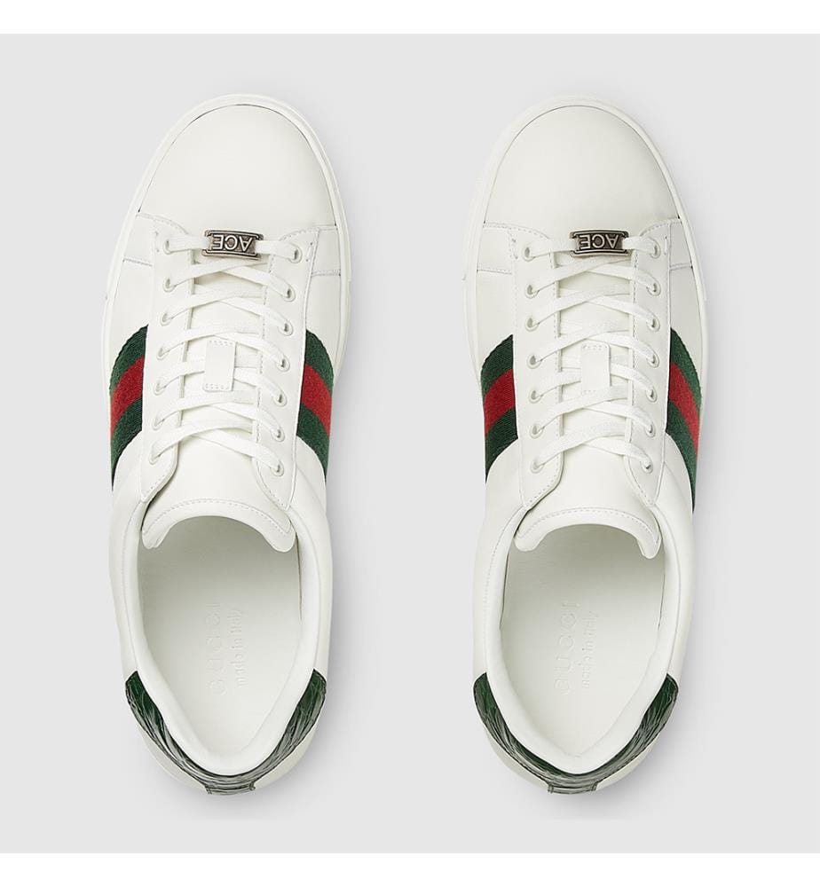 Sneaker aus Seide - Gr Whi Green Ace