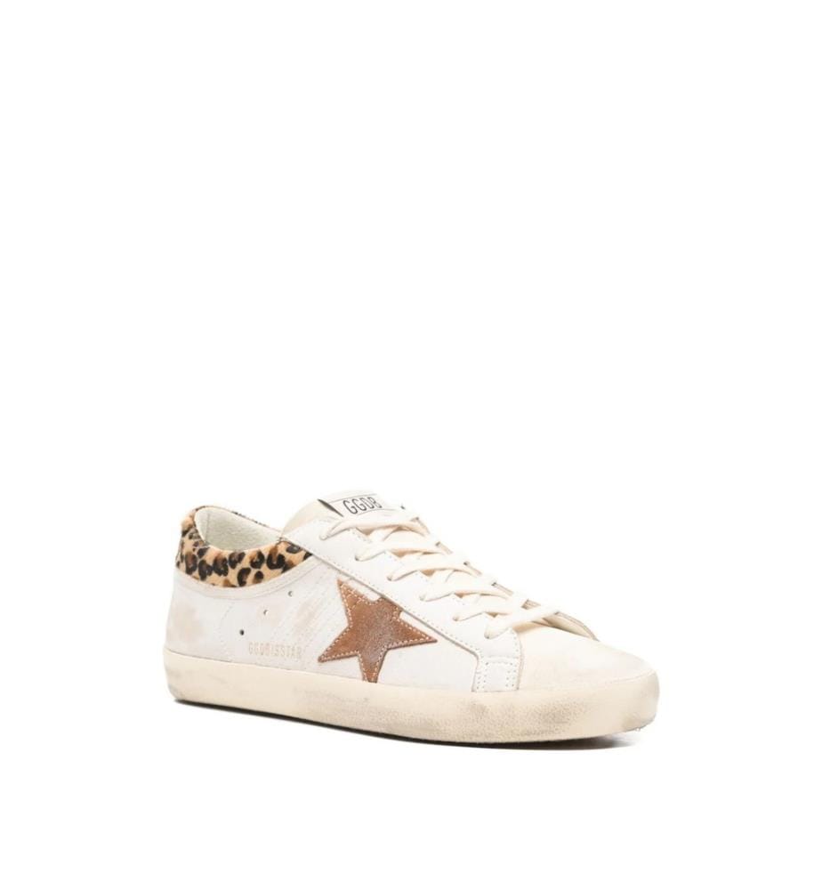 Super Star Sneakers - Weiss, Beige und Braun