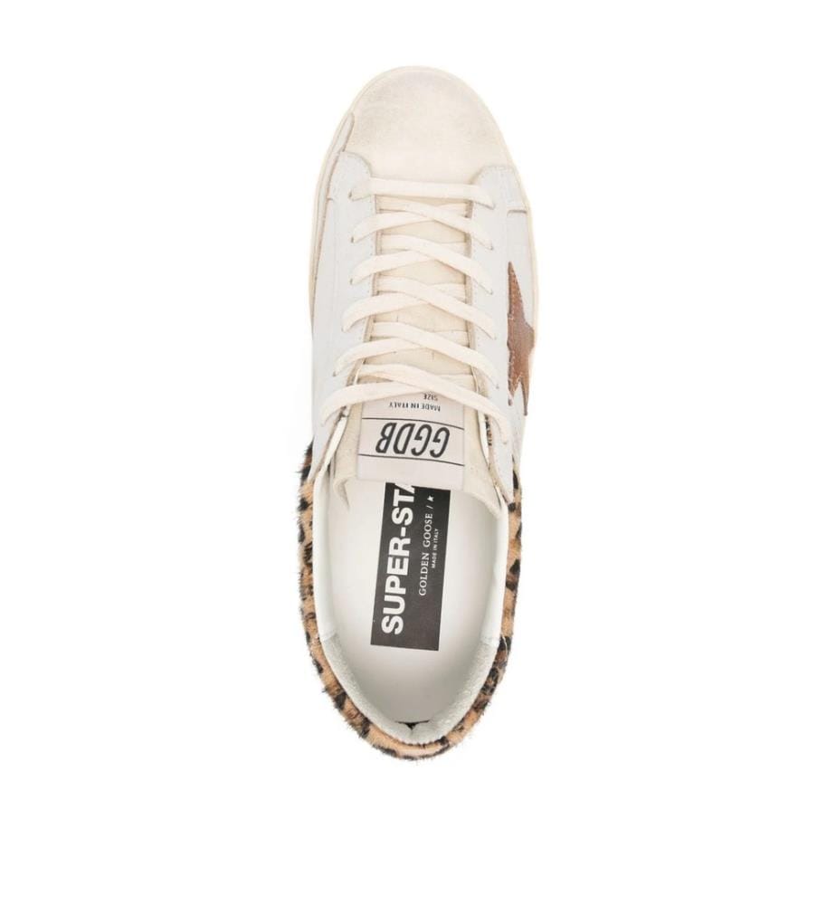Super Star Sneakers - Weiss, Beige und Braun