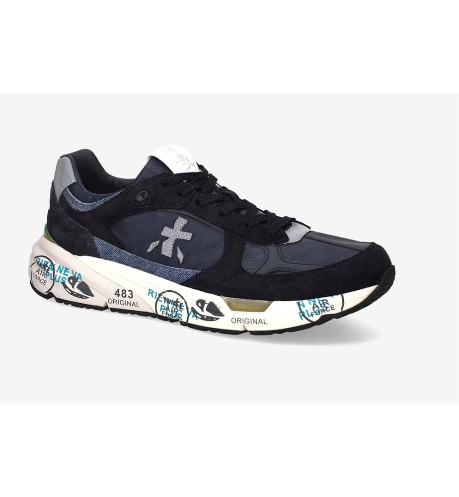 Mase Sneakers - Schwarz, Blau und Grau