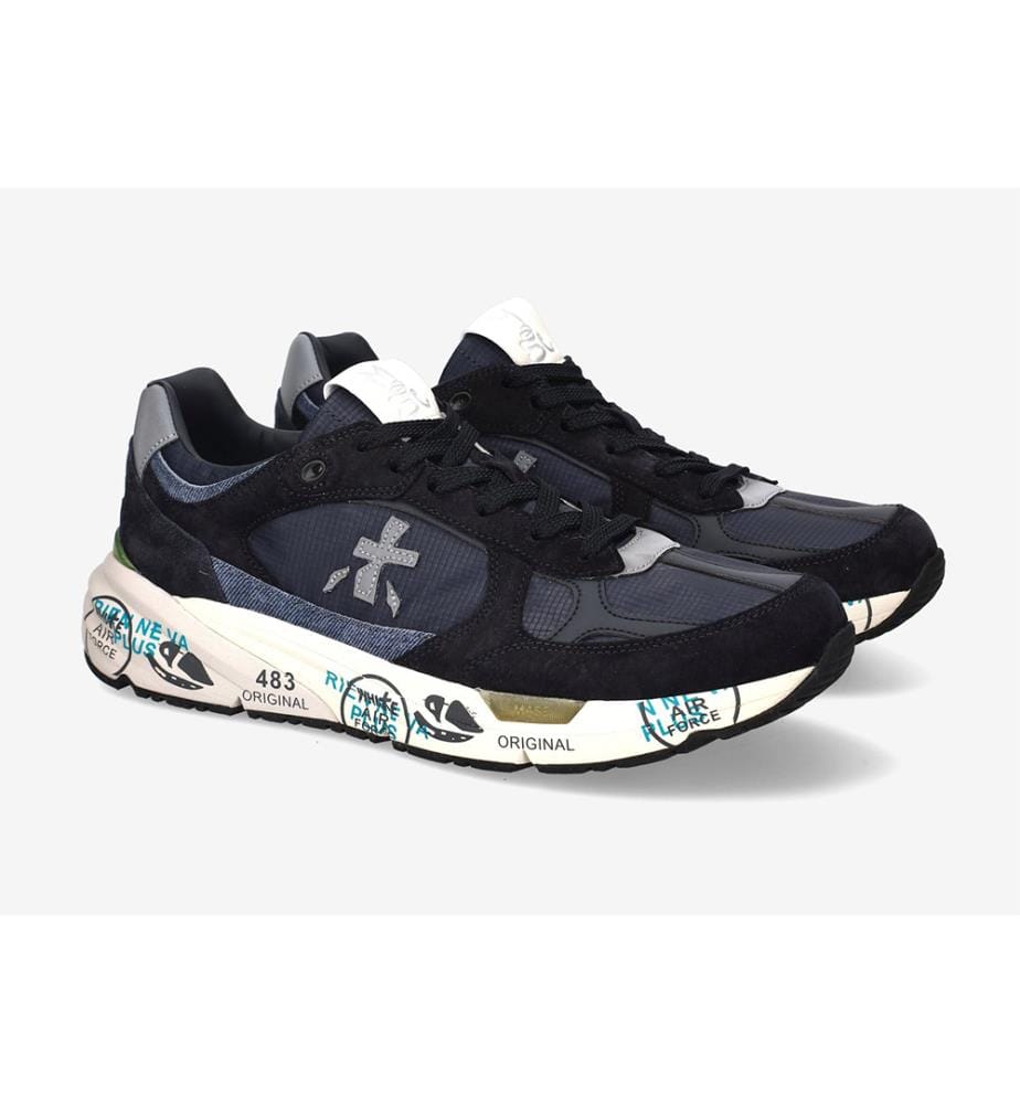 Mase Sneakers - Schwarz, Blau und Grau