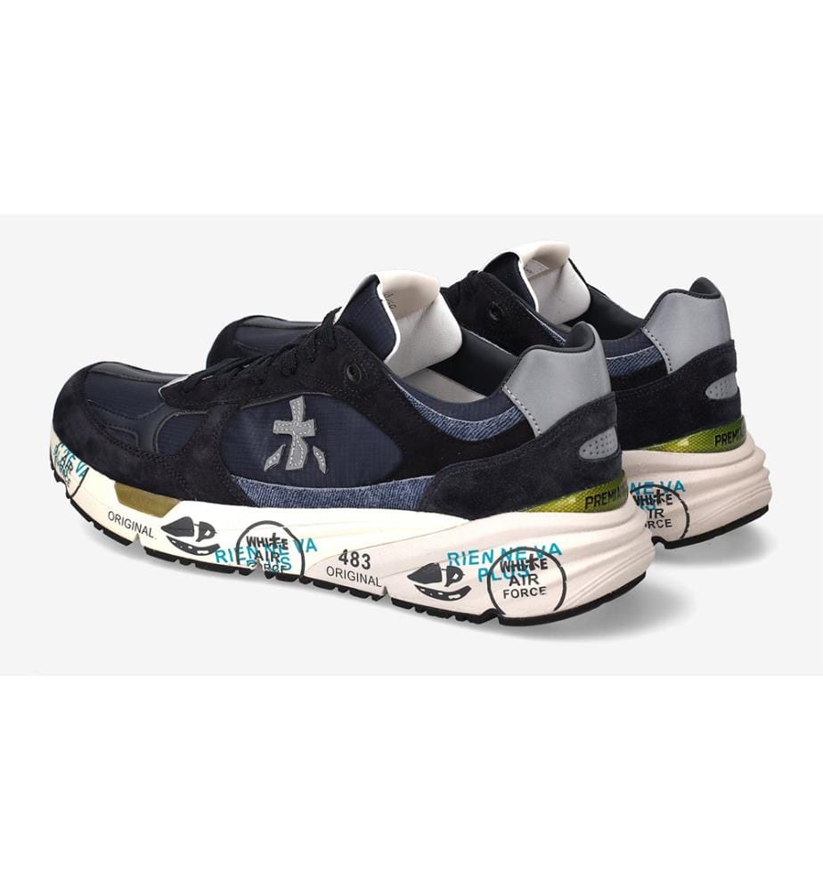 Mase Sneakers - Schwarz, Blau und Grau