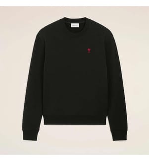 Sweatshirt "Herzfreund" Rot - Schwarz