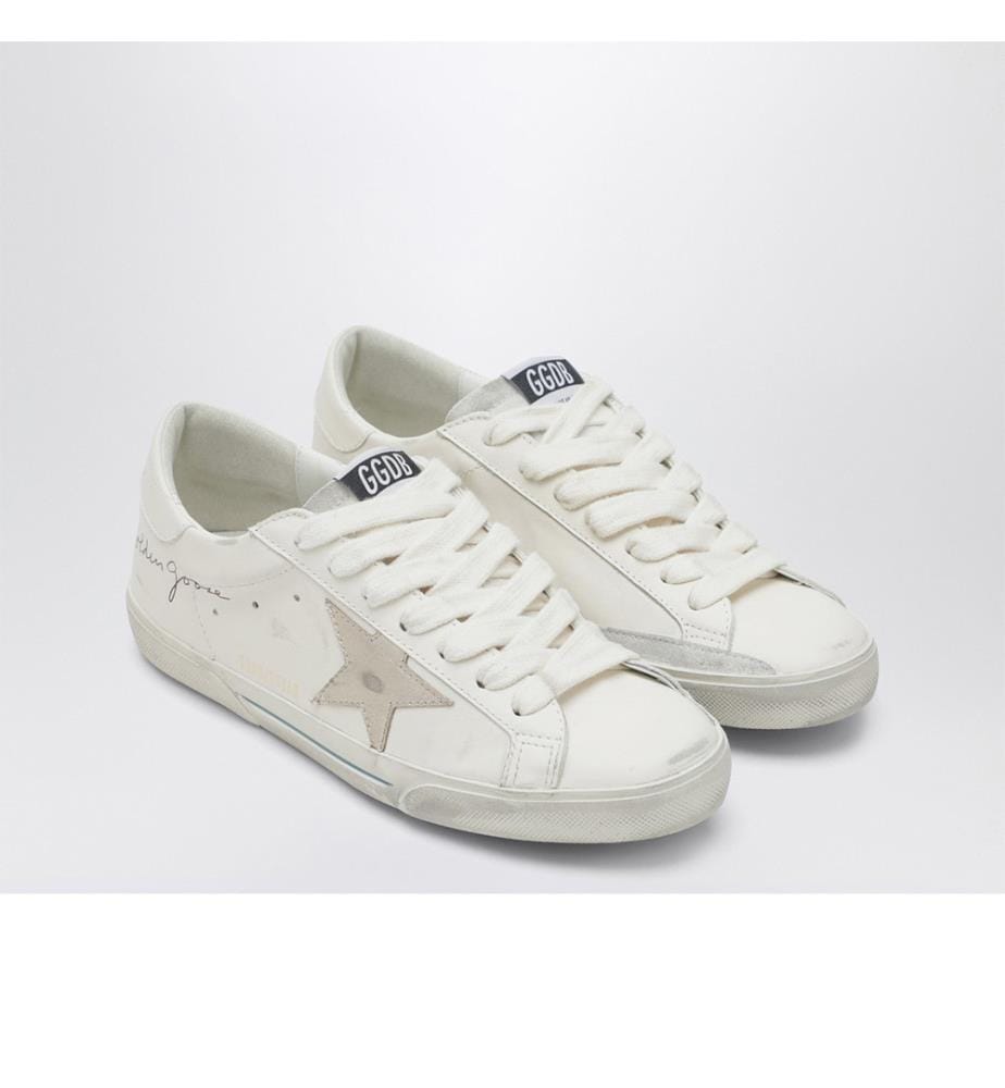 Super Star Sneakers - Weiss und Platin