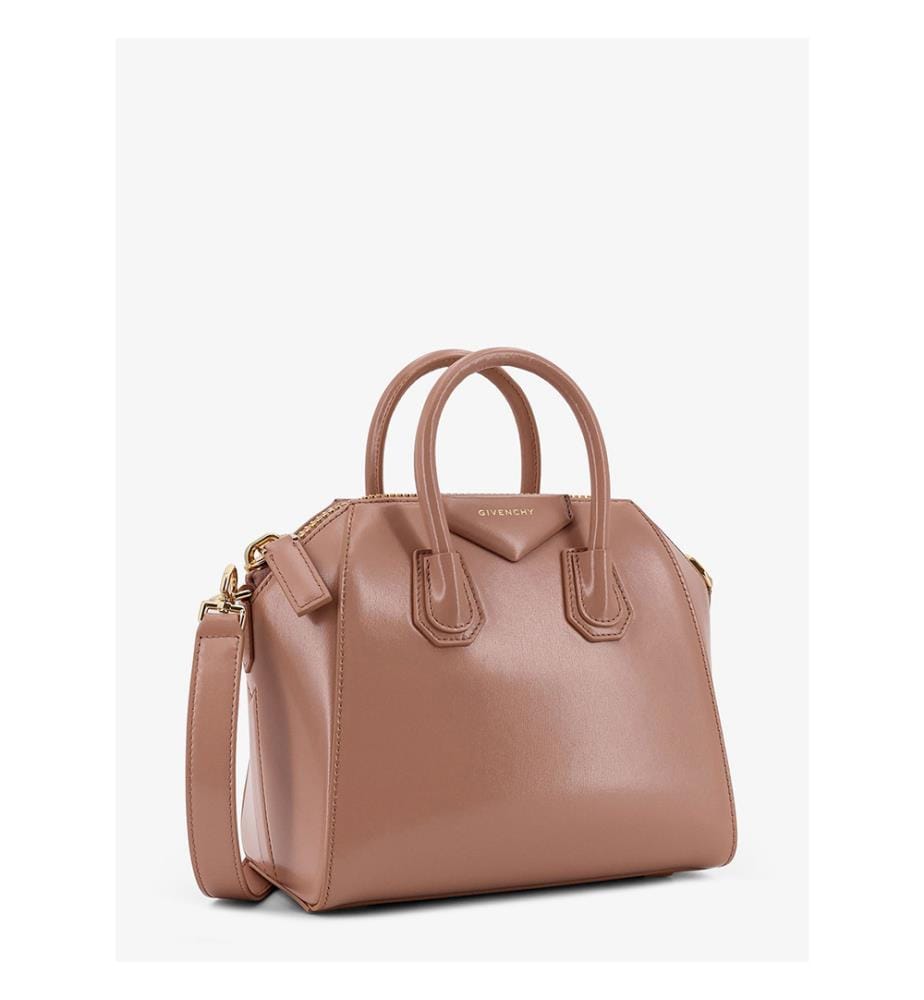 Ledertasche Box Mini - Antigona - Fuchsia Pink