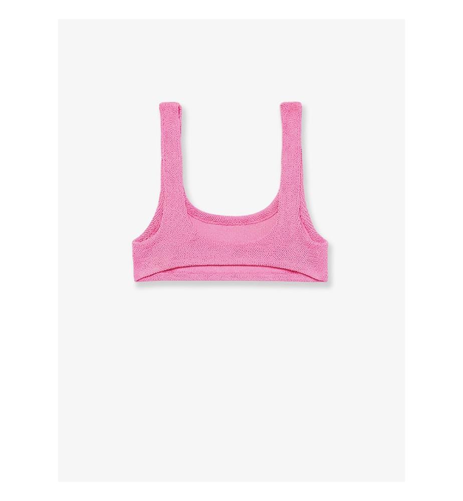 Top bikini Naima in nylon elasticizzato - Rosa