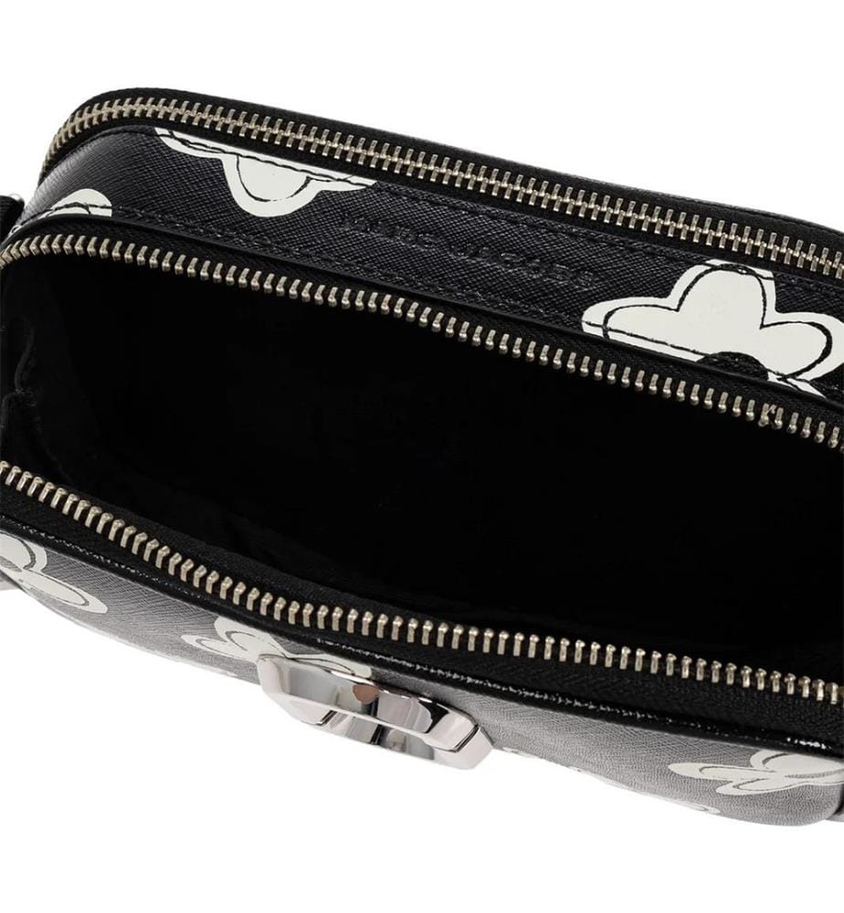 The Snapshot Daisy Shoulder Bag - Black and White