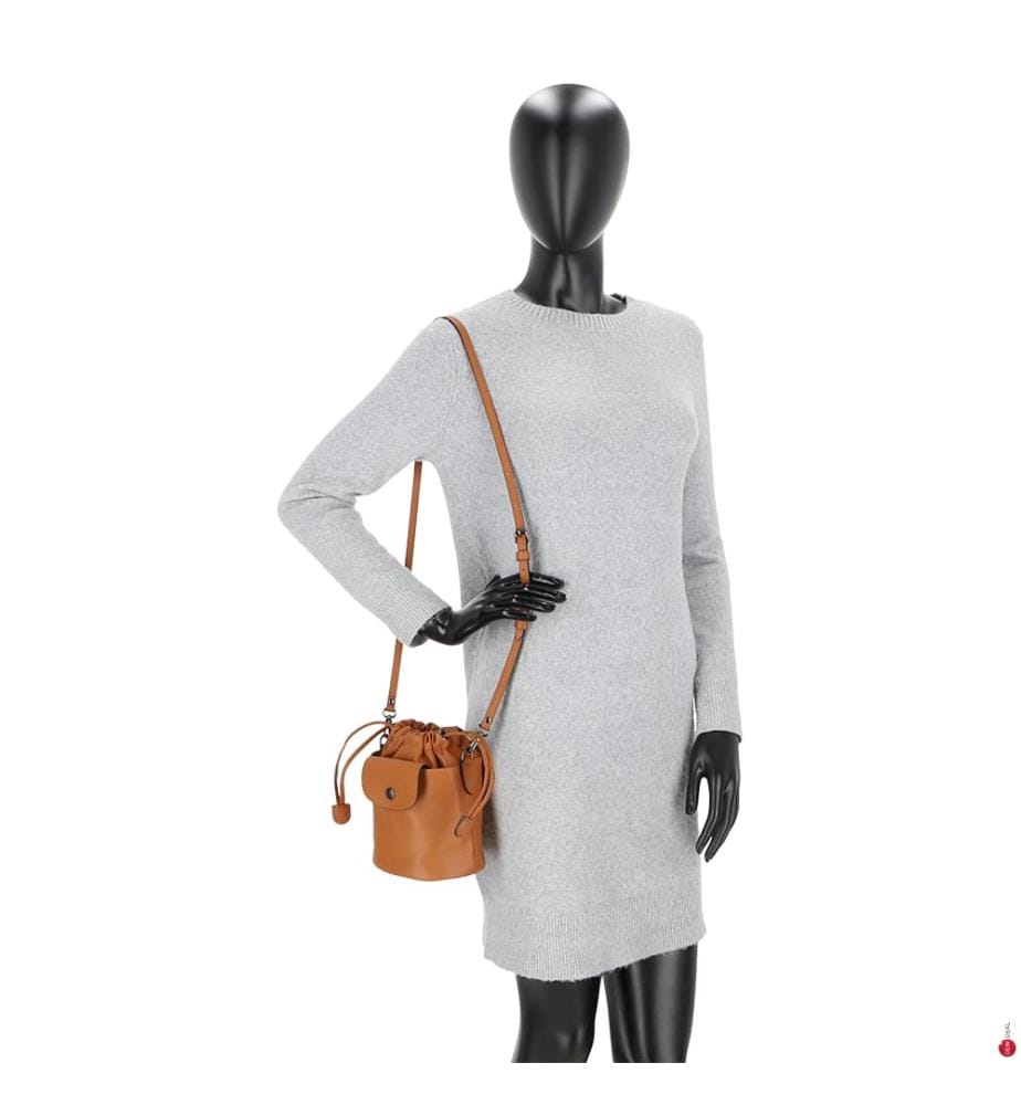 Le Pliage Xtra XS Bucket Bag - Brown