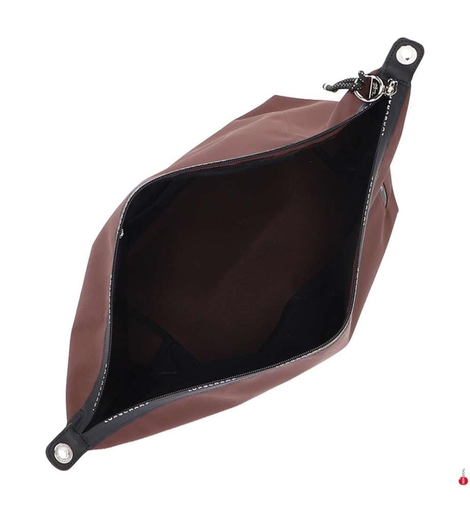 M Le Pliage Energy Shoulder Bag – Dark Brown and Black