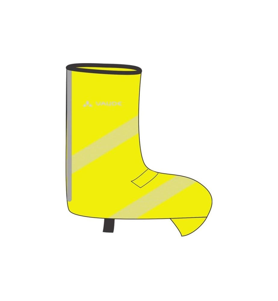 VAUDE - Guêtres de vélo Luminum 47-49, jaune fluo