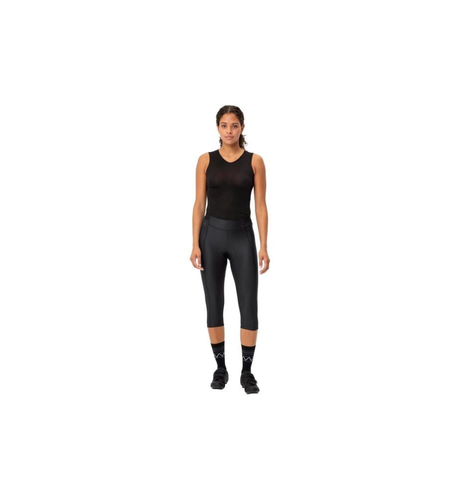 VAUDE - Damen Velohose Wo Posta 3/4 Tights Schwarz, Grösse 38