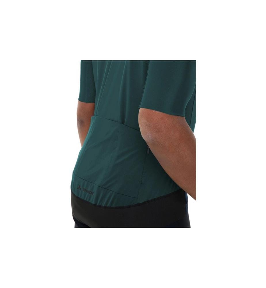 VAUDE - Hommes Maillot de vélo Me Furka FZ III deep pond Vert, Taille L