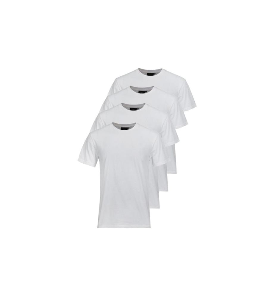 Switcher - 4er-Pack Unisex T-Shirt Max Weiss, XXXL