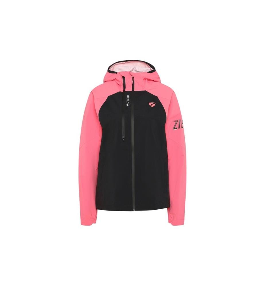Ziener - Regenjacke NEHLE-Z Damen Black Strawberry, Gr. 46