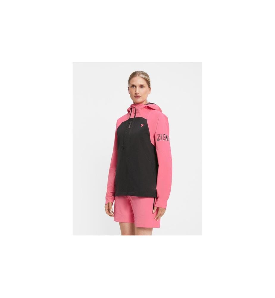 Ziener - Regenjacke NEHLE-Z Damen Black Strawberry, Gr. 40