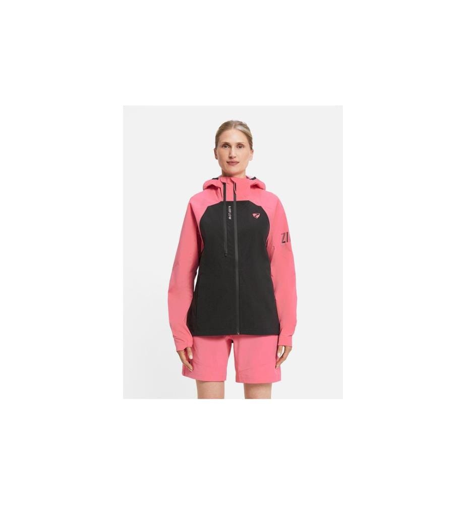 Ziener - Regenjacke NEHLE-Z Damen Black Strawberry, Gr. 40