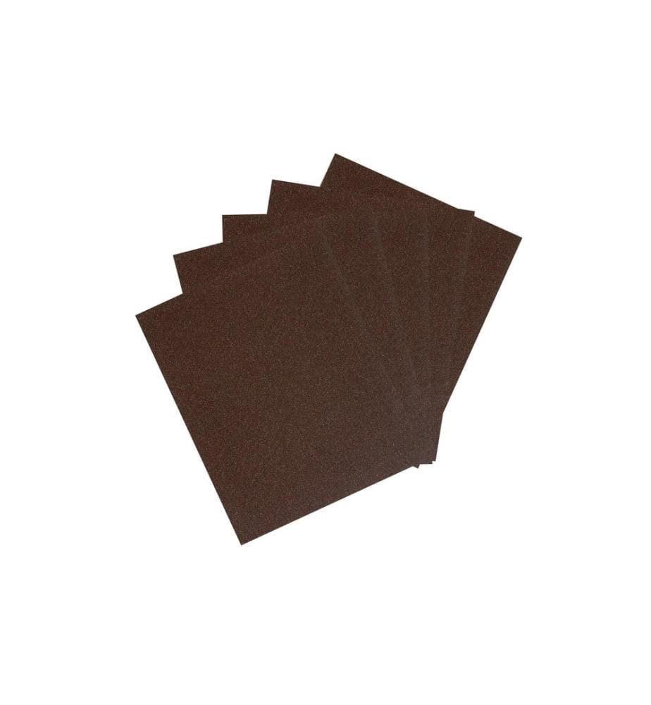 FTM - Papier de verre Corindon P120, 5 pièces
