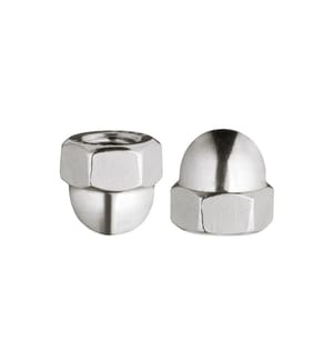 FTM - Écrous borgnes Inox A2 M4, 4 pièces