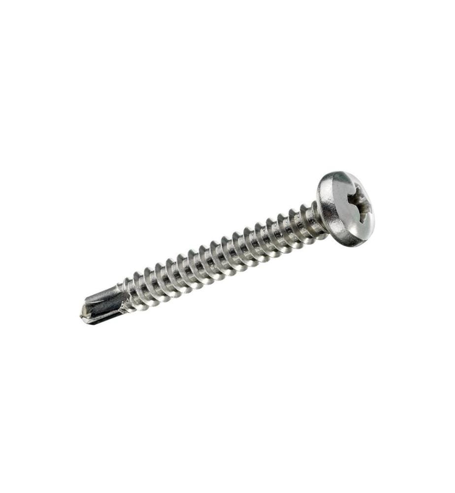 FTM - Vis auto-foreuses Tête bombée 4.2 x 16 mm Acier inoxydable, 10 pièces