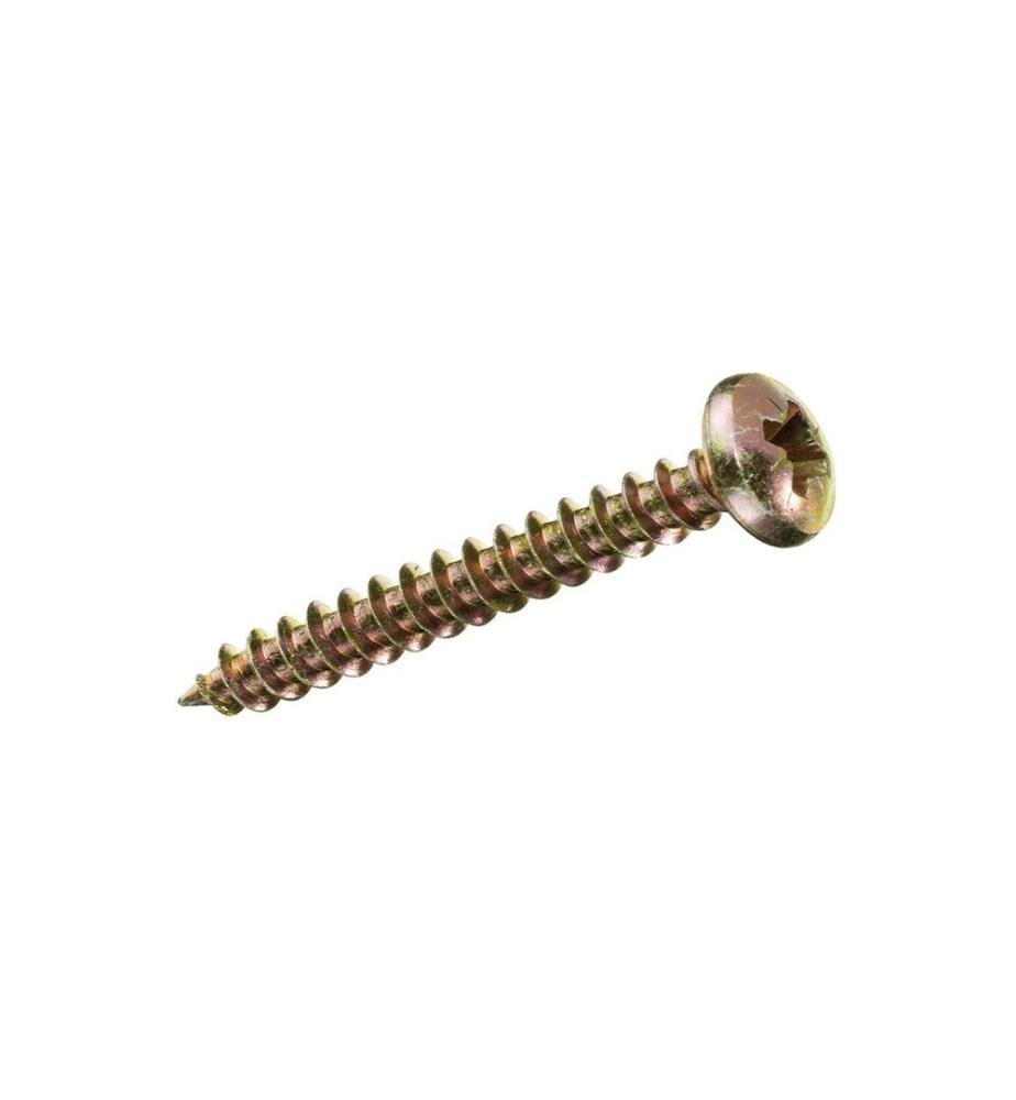 FTM - Vis pour contreplaqué Pan Head 3.5 x 25 mm Acier, 20 pièces