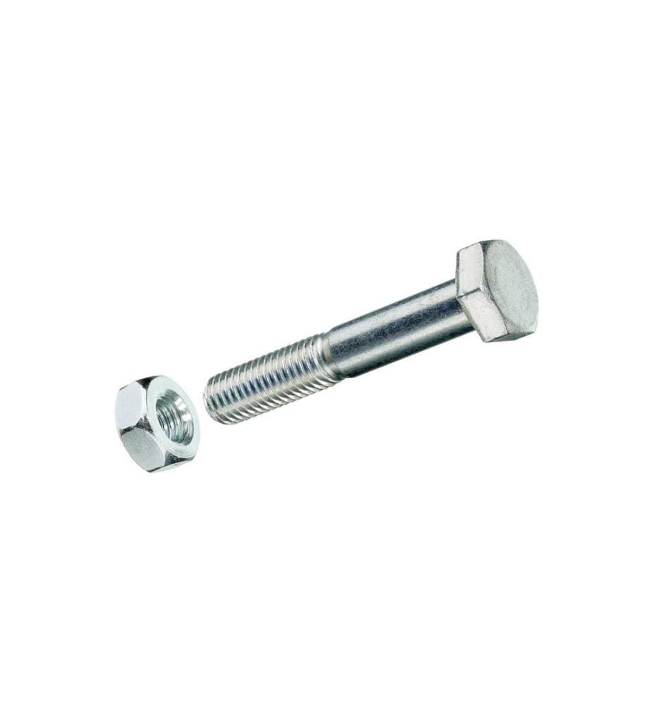 FTM - Vis à tête hexagonale M 8 x 70 mm avec écrous Acier, 2 pièces