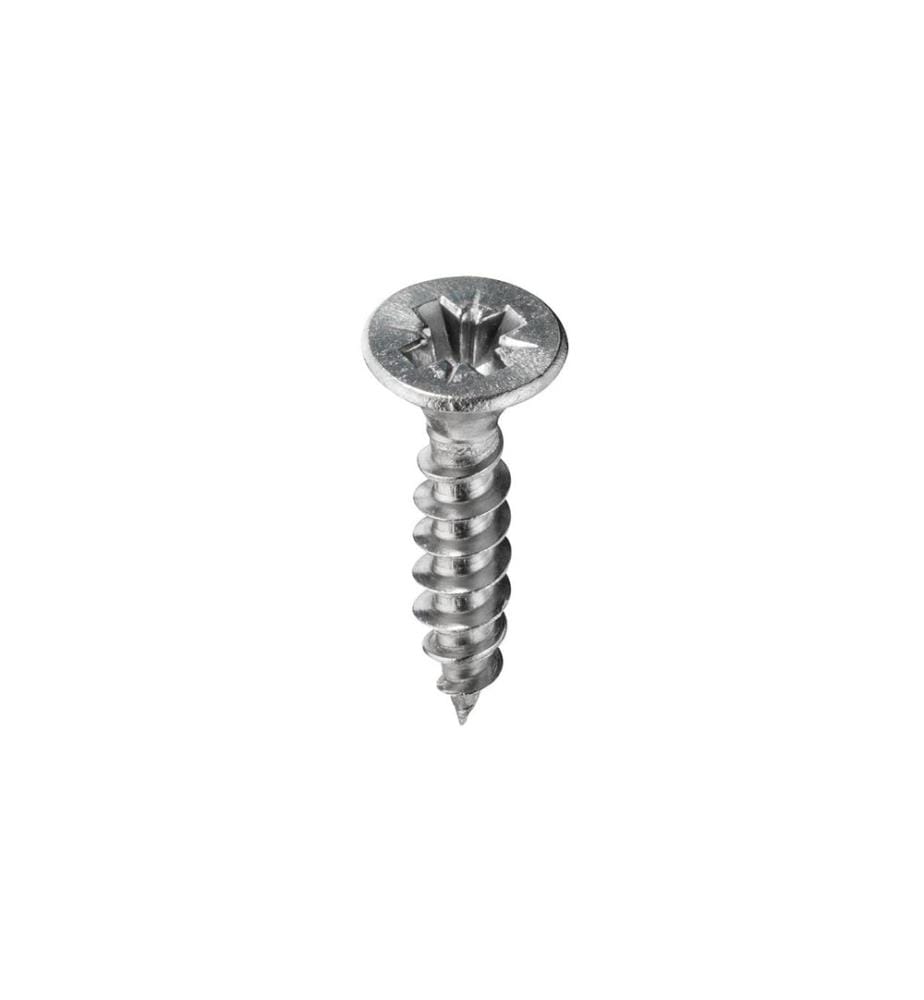 FTM - Vis pour contreplaqué Tête fraisée 3 x 12 mm Acier inoxydable, 12 pièces