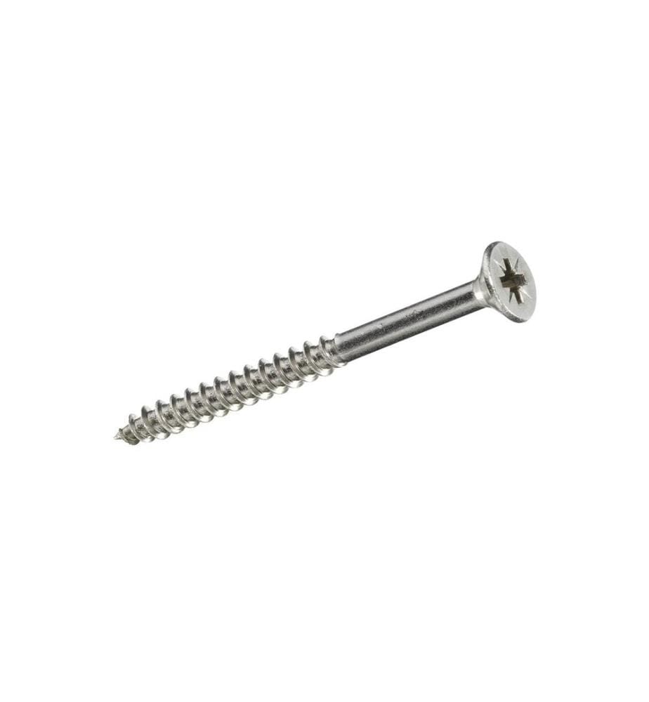 FTM - Vis pour contreplaqué Tête fraisée 3 x 40 mm Acier inoxydable, 6 pièces