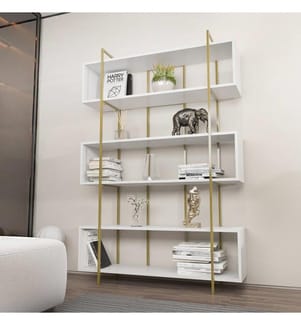 Bücherregal - weiss