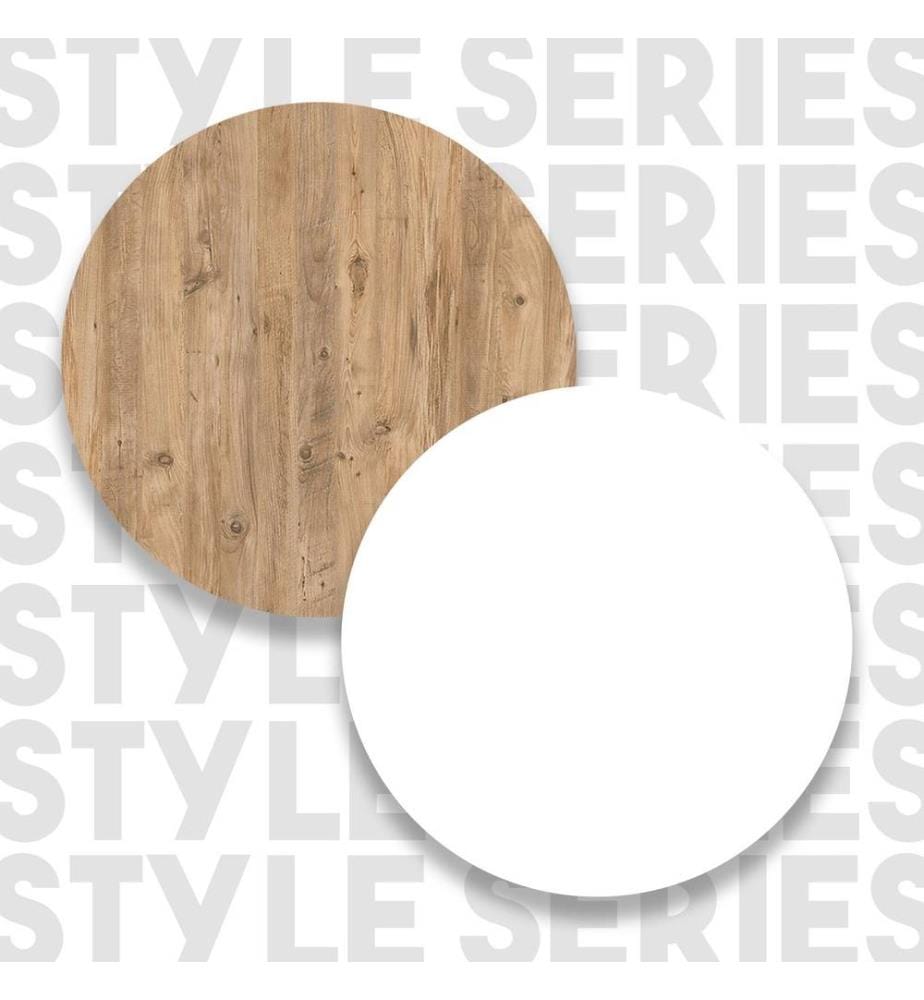 Table de bar - pin atlantique blanc