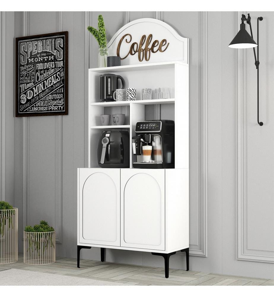 Kaffeebar-Möbel - Weiss Schwarz