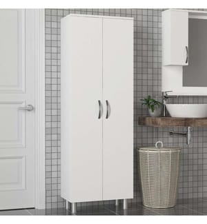 Armadio a muro per il bagno - Blanc