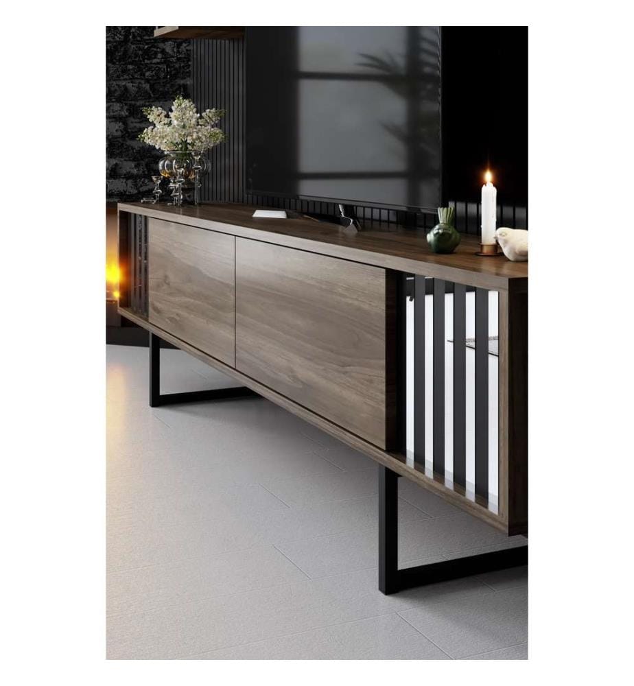 TV cabinet - walnut