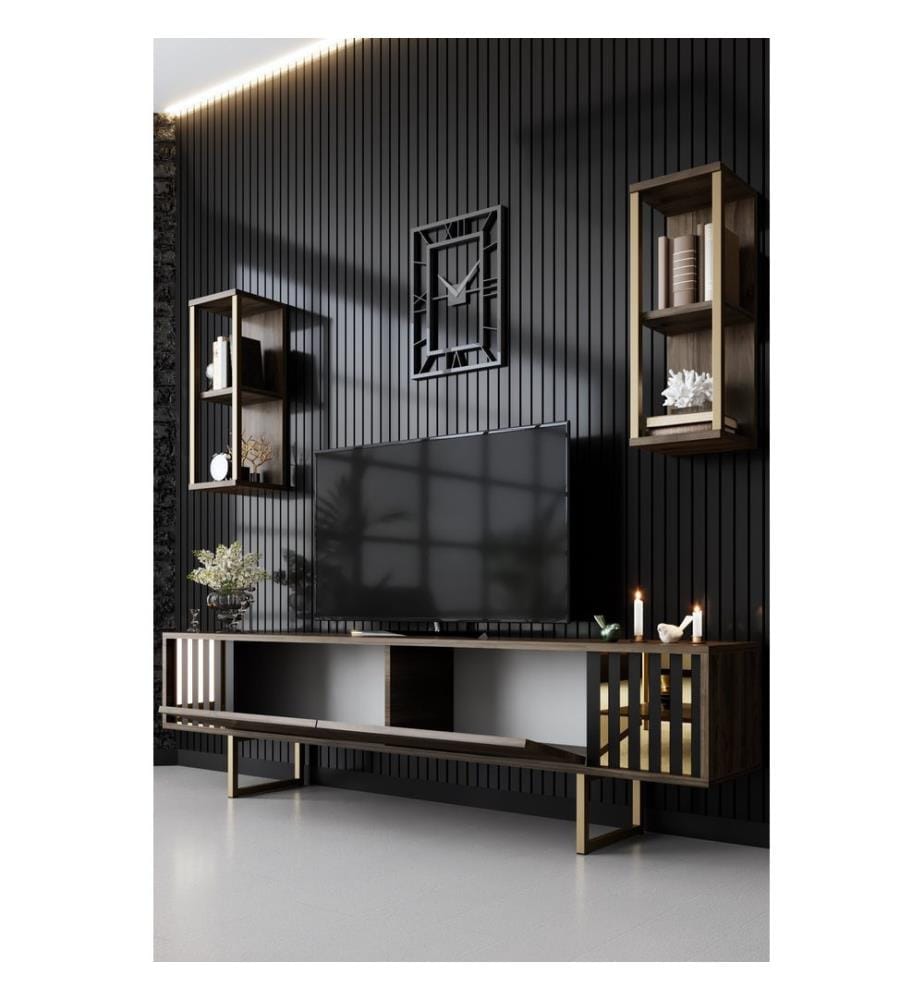 TV cabinet - walnut