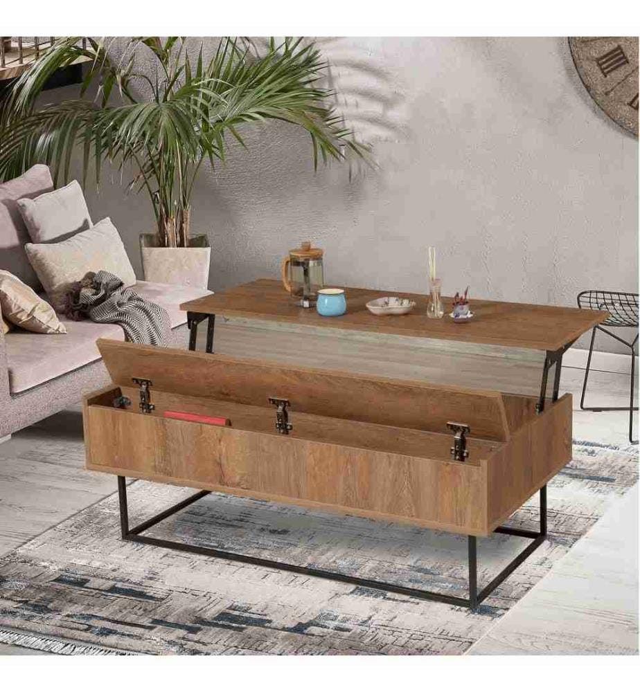 Table basse - noyer noir