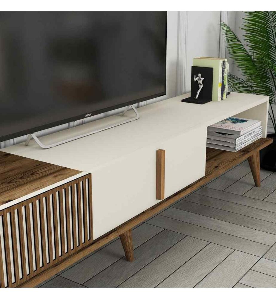 TV cabinet - walnut