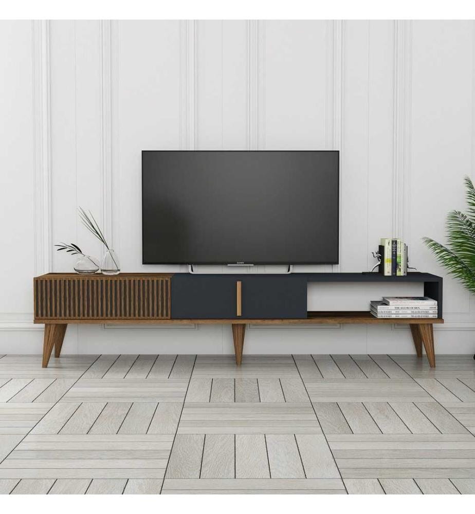 TV cabinet - walnut