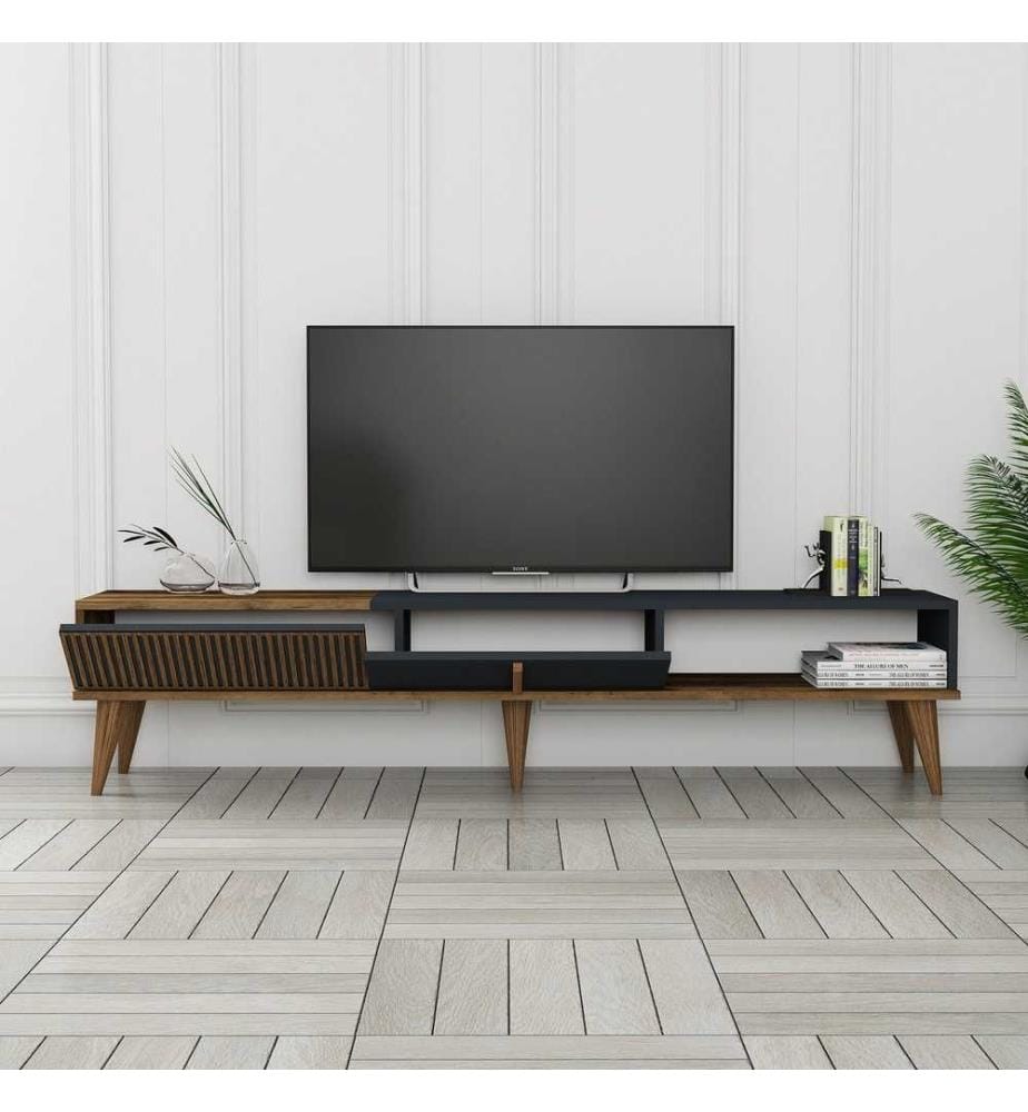 TV cabinet - walnut