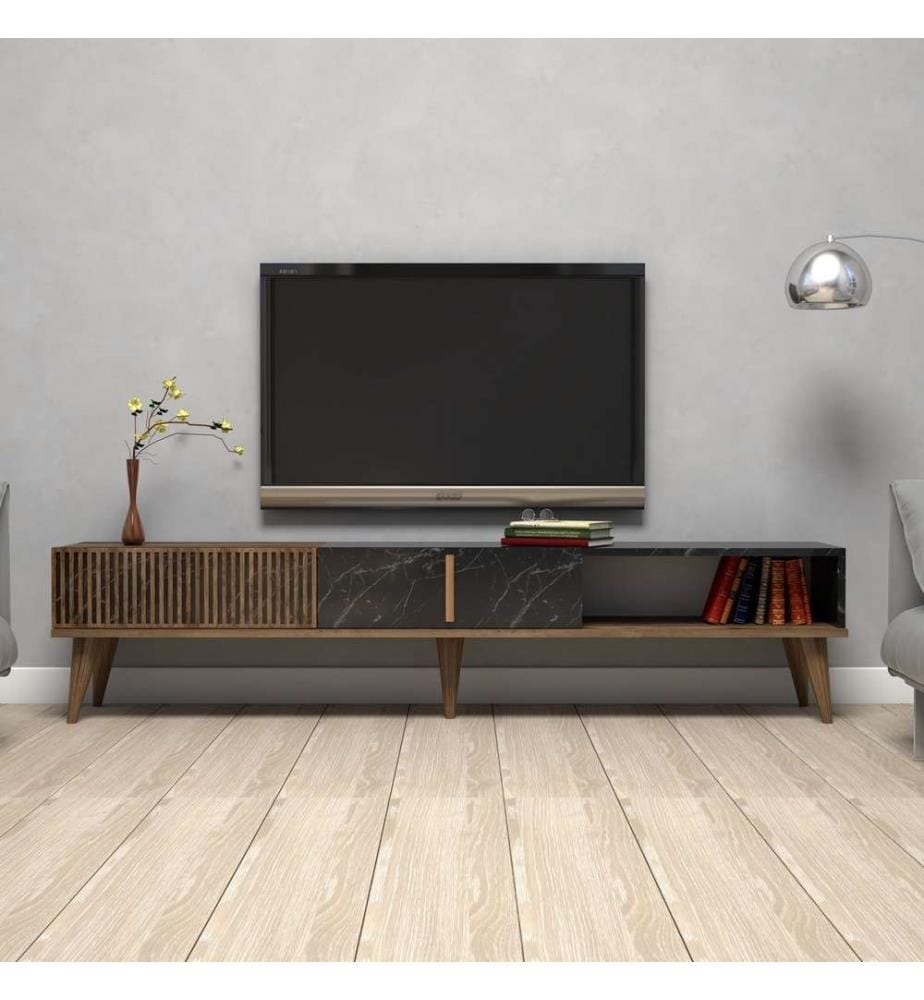 TV cabinet - Noyer Noir