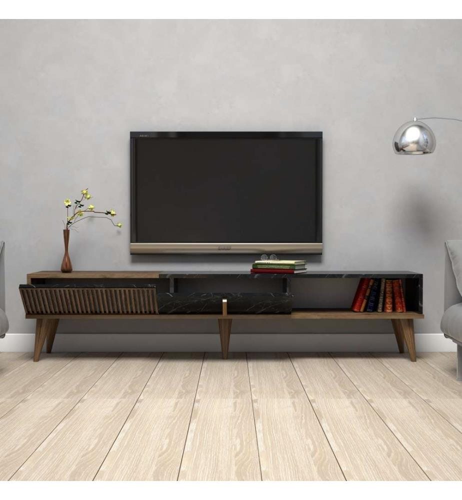 TV cabinet - Noyer Noir
