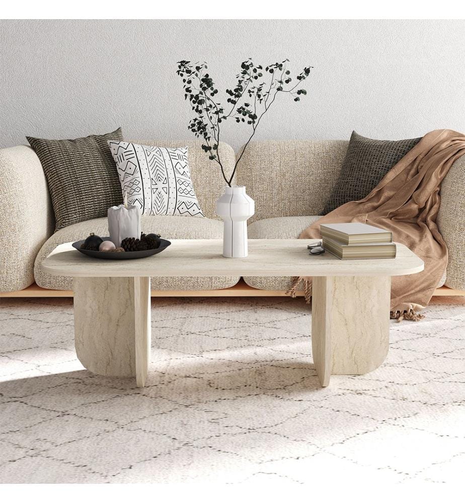Table basse - Travertine