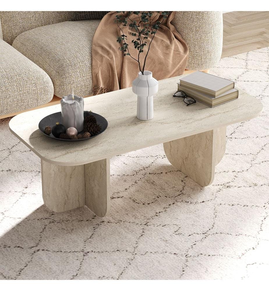 Table basse - Travertine