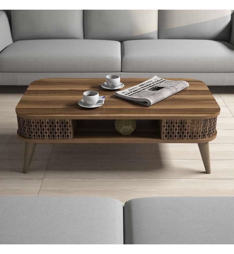Table basse - noyer